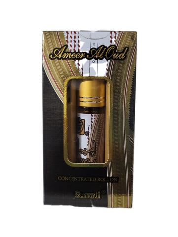 Surrati Oud Oil Perfume Attar: 6ml Roll-on Concentrated Perfumes