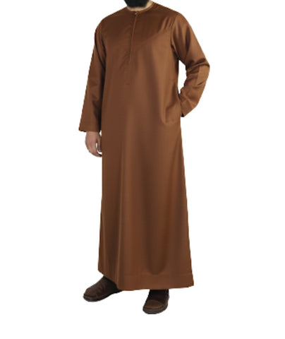 Men's Omani Thobe with Full Sleeve (1-Color Set size 52-60)