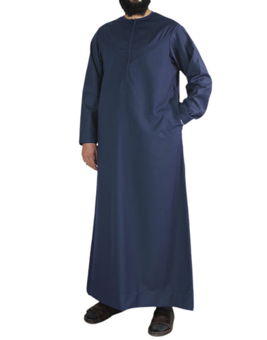 Men's Omani Thobe with Full Sleeve (1-Color Set size 52-60)