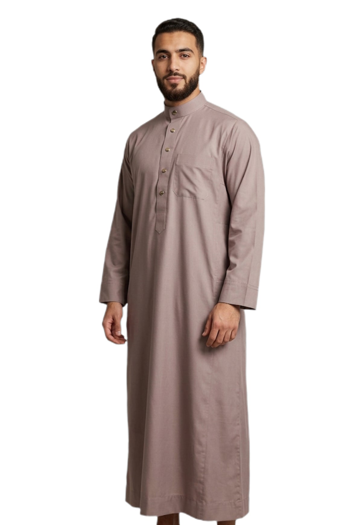 Men's Saudi Style Thobe with full sleeve Jubbah
