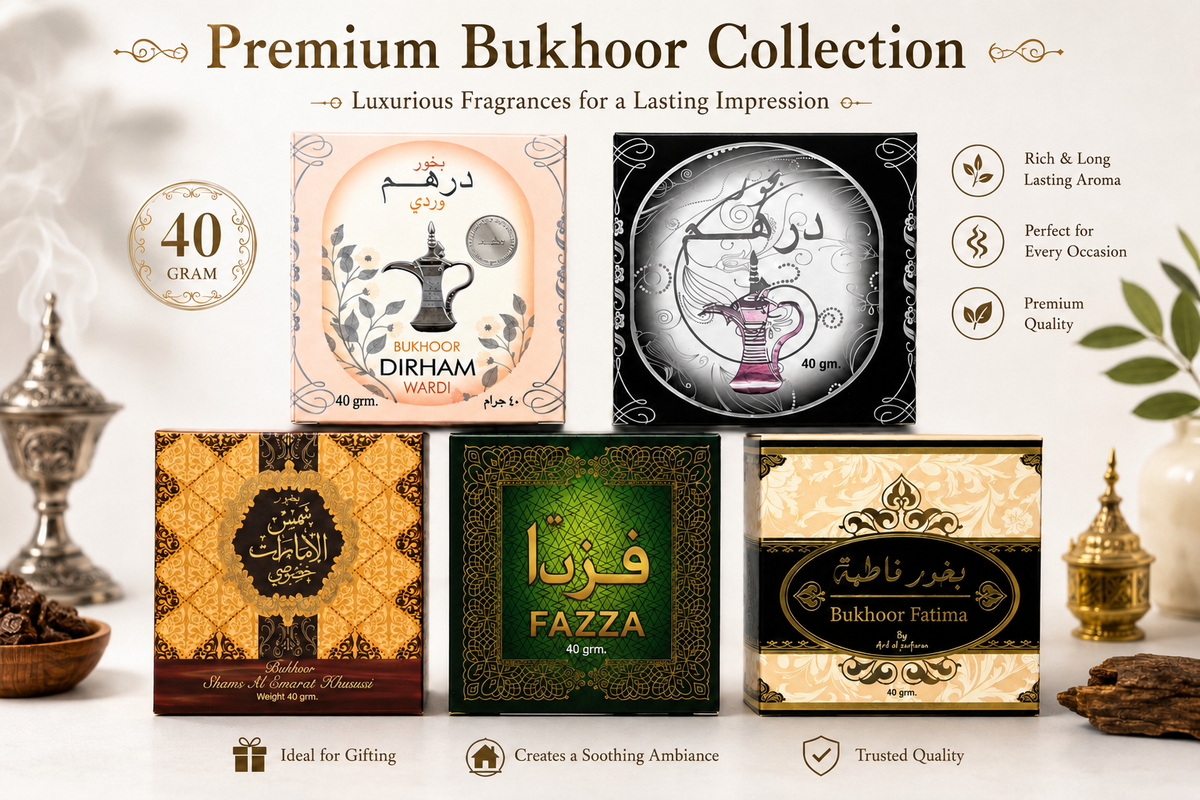 Al Ard Al Zaafaran Premium Bakhoor Incense – Arabian Home Fragrance 40g