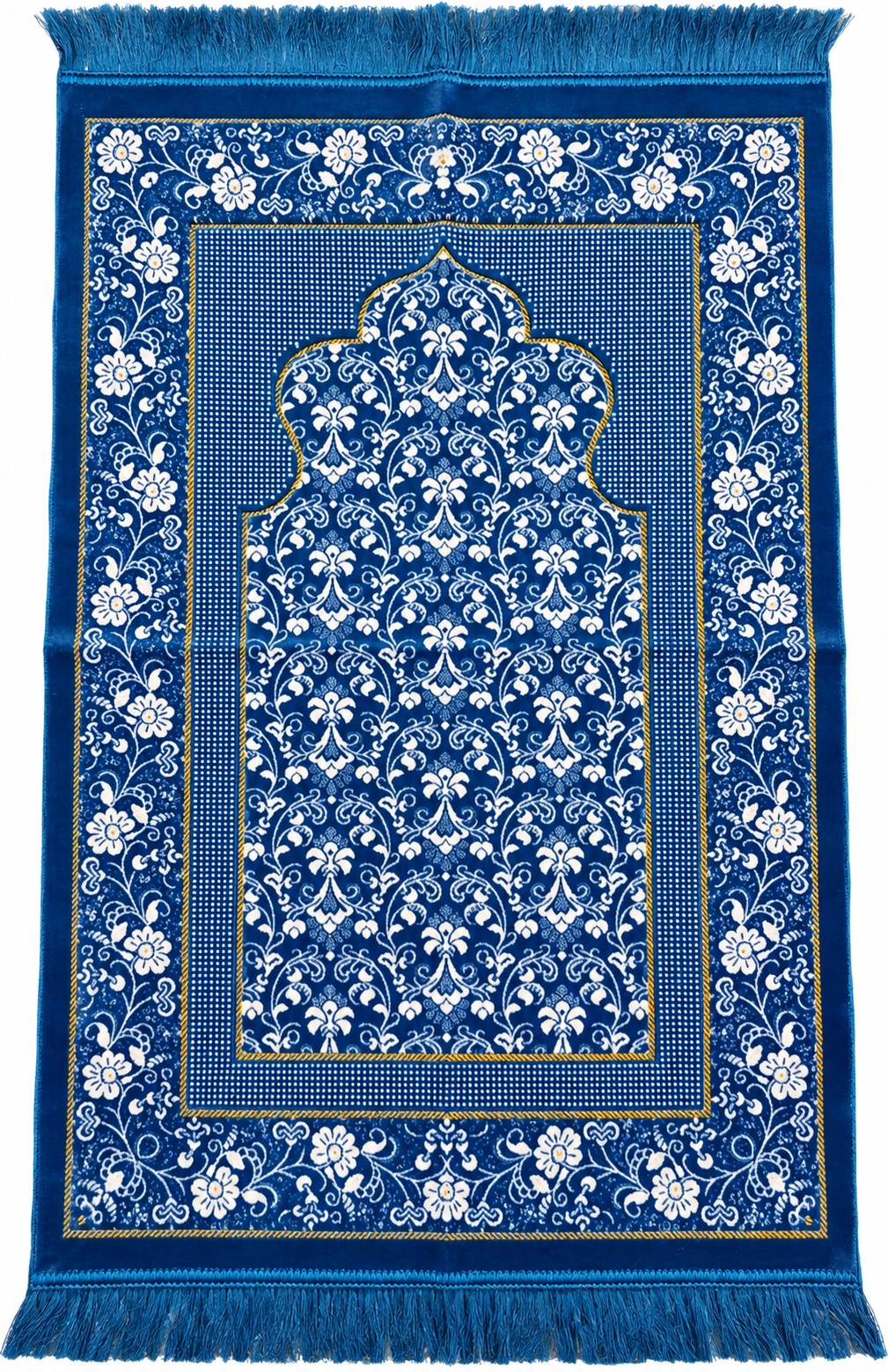 Premium Islamic Prayer Rug – Muslim Salah Mat for Namaz, Daily Prayer & Ramadan Gift
