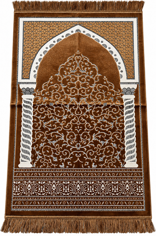 Premium Islamic Prayer Rug – Muslim Salah Mat for Namaz, Daily Prayer & Ramadan Gift