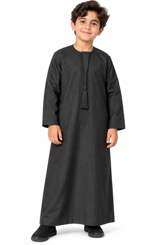 Kid's Boy's Omani Thobe with Tassel