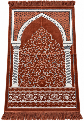 Premium Islamic Prayer Rug – Muslim Salah Mat for Namaz, Daily Prayer & Ramadan Gift