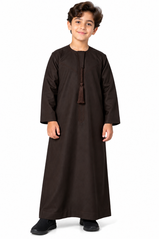 Kid's Boy's Omani Thobe with Tassel