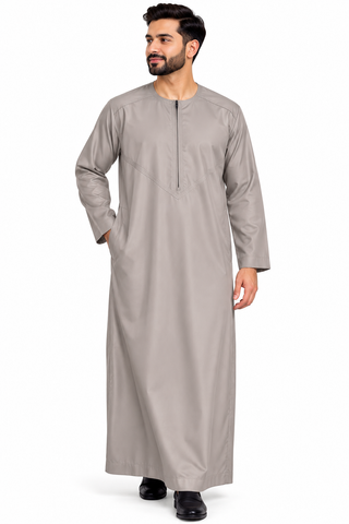 Men's Omani Thobe Emirati Style With Full Sleeve Thobe/Jubba