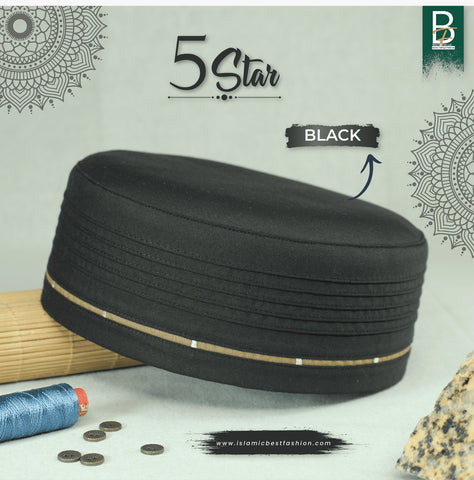 Men’s 5 Star Kufi Prayer Cap/Kufi