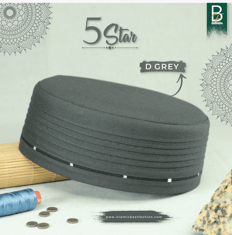 Men’s 5 Star Kufi Prayer Cap/Kufi