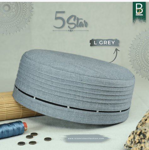Men’s 5 Star Kufi Prayer Cap/Kufi