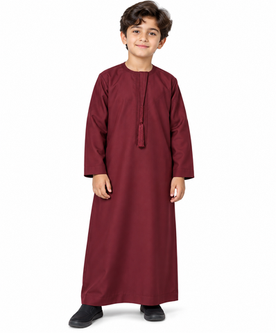 Kid's Boy's Omani Thobe with Tassel