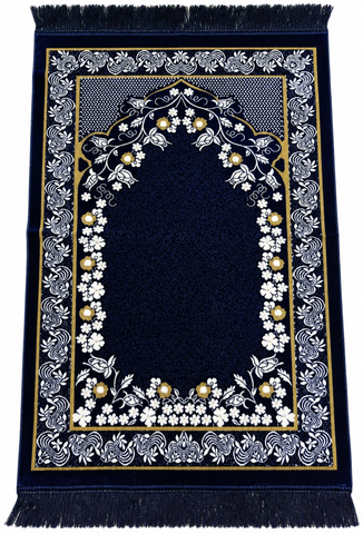 Premium Islamic Prayer Rug – Muslim Salah Mat for Namaz, Daily Prayer & Ramadan Gift
