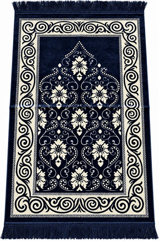 Premium Islamic Prayer Rug – Muslim Salah Mat for Namaz, Daily Prayer & Ramadan Gift