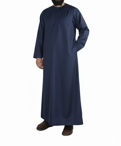 Men's Omani Thobe with Full Sleeve (1-Color Set size 52-60)