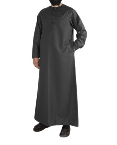 Men's Omani Thobe with Full Sleeve (1-Color Set size 52-60)