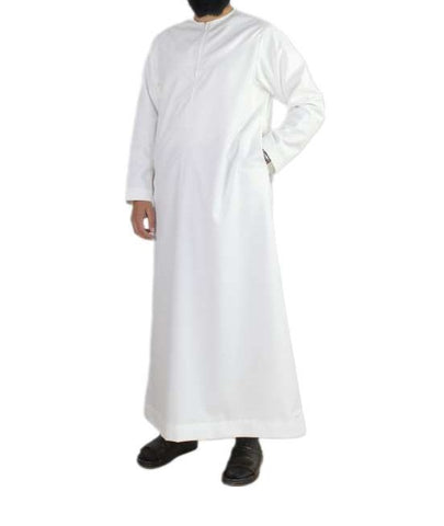 Men's Omani Thobe with Full Sleeve (1-Color Set size 52-60)