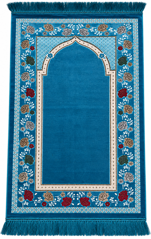 Premium Islamic Prayer Rug – Muslim Salah Mat for Namaz, Daily Prayer & Ramadan Gift