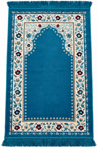 Premium Islamic Prayer Rug – Muslim Salah Mat for Namaz, Daily Prayer & Ramadan Gift