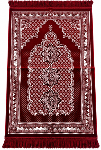 Premium Islamic Prayer Rug – Muslim Salah Mat for Namaz, Daily Prayer & Ramadan Gift