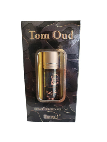 Surrati Oud Oil Perfume Attar: 6ml Roll-on Concentrated Perfumes