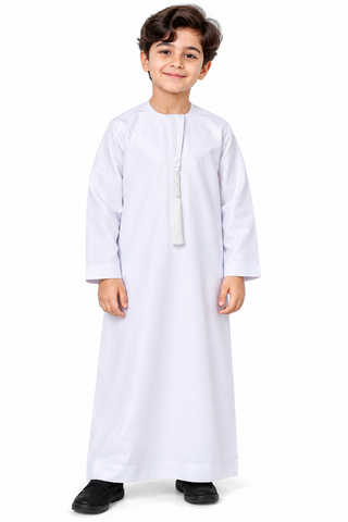 Kid's Boy's Omani Thobe with Tassel