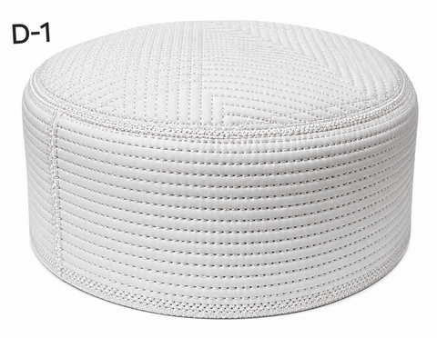 Men's muslim turban Kufi Prayer Cap White J. style