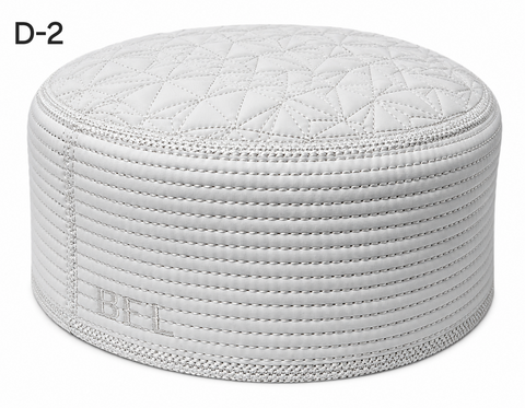 Men's muslim turban Kufi Prayer Cap White J. style