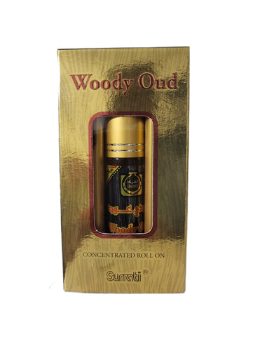 Surrati Oud Oil Perfume Attar: 6ml Roll-on Concentrated Perfumes