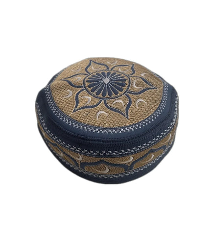 Men's Embroidery Islamic Prayer Kufi/Cap-(Size-57cm)-Collection-2