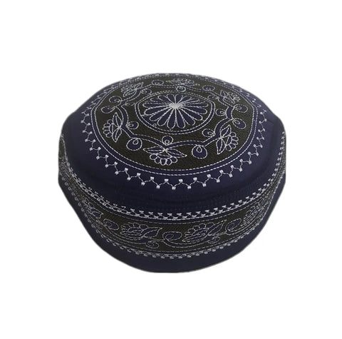 Men's Embroidery Islamic Prayer Kufi/Cap- (Size-58cm)-Collection-1