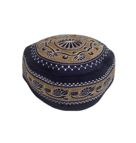 Men's Embroidery Islamic Prayer Kufi/Cap- (Size-58cm)-Collection-1