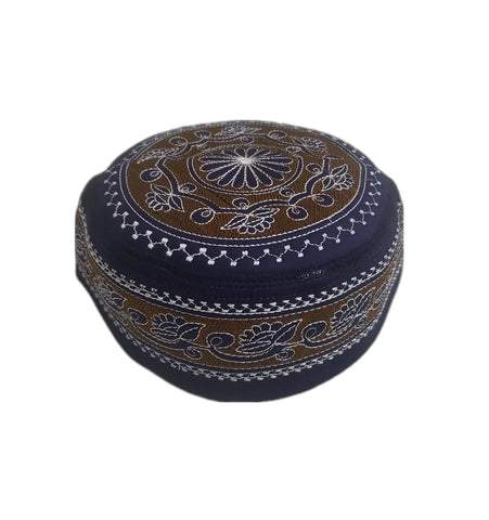 Men's Embroidery Islamic Prayer Kufi/Cap- (Size-59cm)-Collection-1