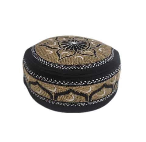 Men's Embroidery Islamic Prayer Kufi/Cap- (Size-58cm)-Collection-1