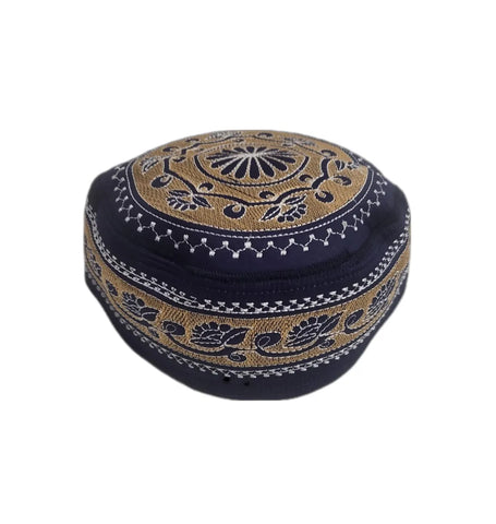 Men's Embroidery Islamic Prayer Kufi/Cap- (Size-59cm)-Collection-1