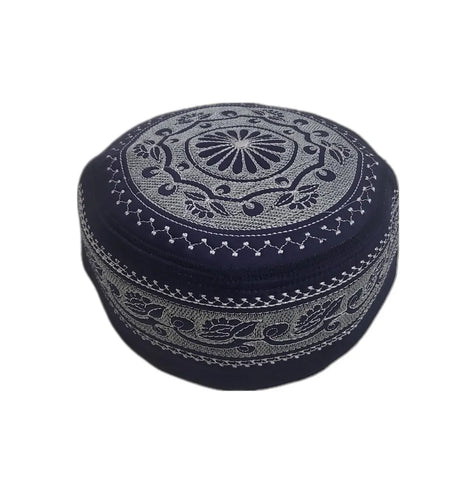 Men's Embroidery Islamic Prayer Kufi/Cap- (Size-59cm)-Collection-1