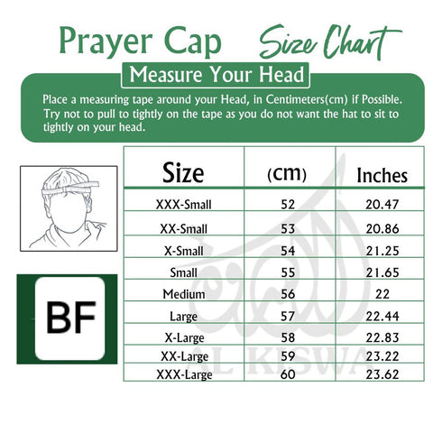 Men's Prayer Cap Kufi Embroidered Islamic Topi, Traditional Muslim Hat/Cap