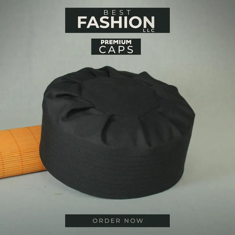 Men's Prayer Pleated Namaz Kufi/Cap
