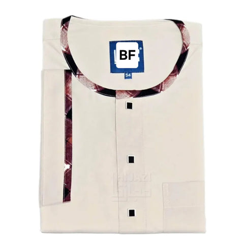 Men's Half Sleeve Designer Thobe Omani Emirati Arabian Style