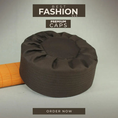 Men's Prayer Pleated Namaz Kufi/Cap