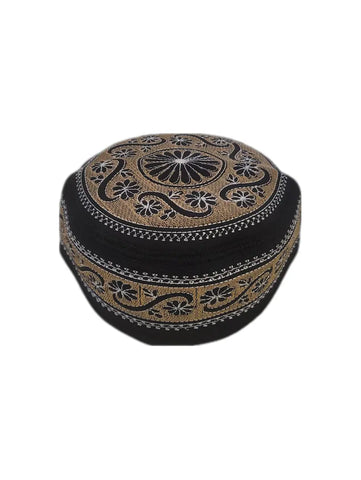 Men's Embroidery Islamic Prayer Kufi/Cap-(Size-56cm)-Collection-1