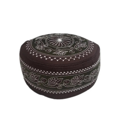 Men's Embroidery Islamic Prayer Kufi/Cap- (Size-59cm)-Collection-2