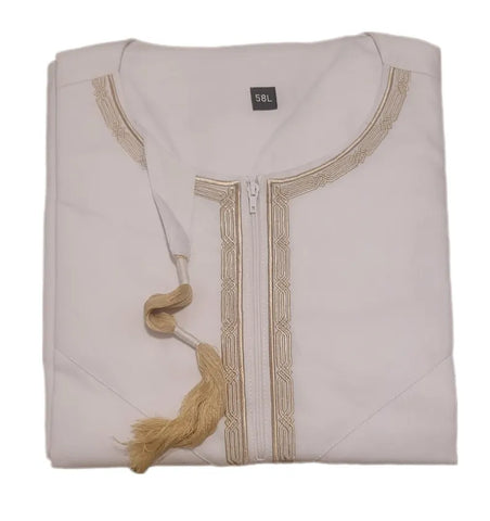 Men's Omani Emirati style full Sleeve Thobe's Pure Cotton Fabric Material