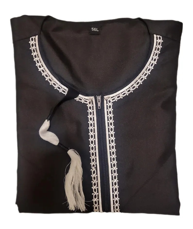 Men's Omani Emirati style full Sleeve Thobe's Pure Cotton Fabric Material