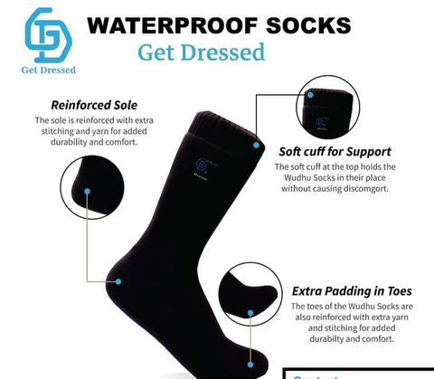 Waterproof Wudhu (Masah) Socks 100% Sharia'h Compliant