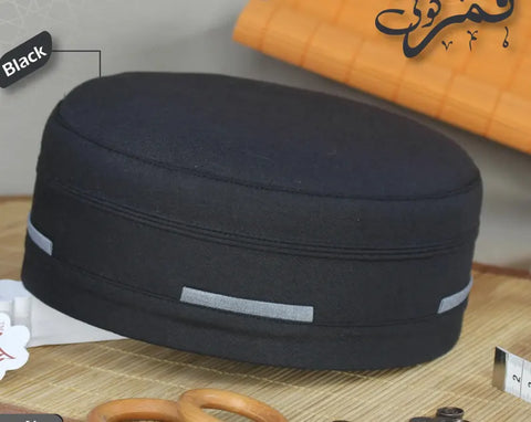 Men's Qamar Cap Muslim Prayer kufi/cap