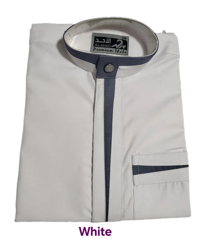 Boys' Designer Thobe by Al Ahad: Elegant Islamic Clothing