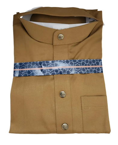Men's Saudi Style Thobe with full sleeve Ju