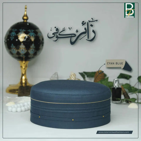 Men's Zaair kufi soft prayer cap/kufi