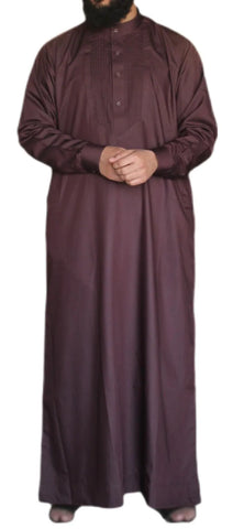 Men's Islamic thobe designer Muslim Saudi style Thobe/Jubba