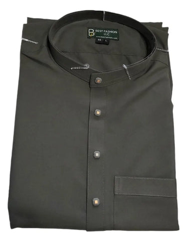 Men’s Saudi Style Thobe – Elegant Arabic Islamic Robe, Timeless Design for Everyday & Prayer